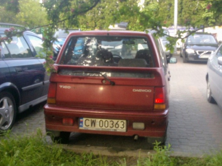 CW 00363, Daewoo Tico 1st gen (CL11), 1991–2001