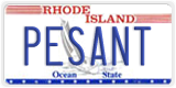 Rhode Island, Vanity Plates