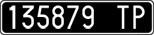 License plate of Italy, Cars (1927 year series)