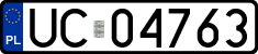 License plates of Poland, Military