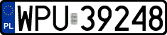 License plates of Poland, Regular car plates