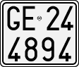 License plate of Italy, Motorcycles (1927 year series)