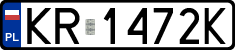 License plates of Poland, Regular car plates