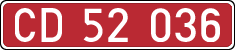 License plates of Spain, Diplomatic