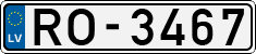 License plate of Latvia, Regular car plates