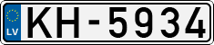 License plate of Latvia, Regular car plates