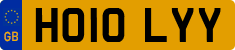License plate of the United Kingdom, 2001 year system