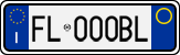 License plate of Italy, Cars (1994 year series)