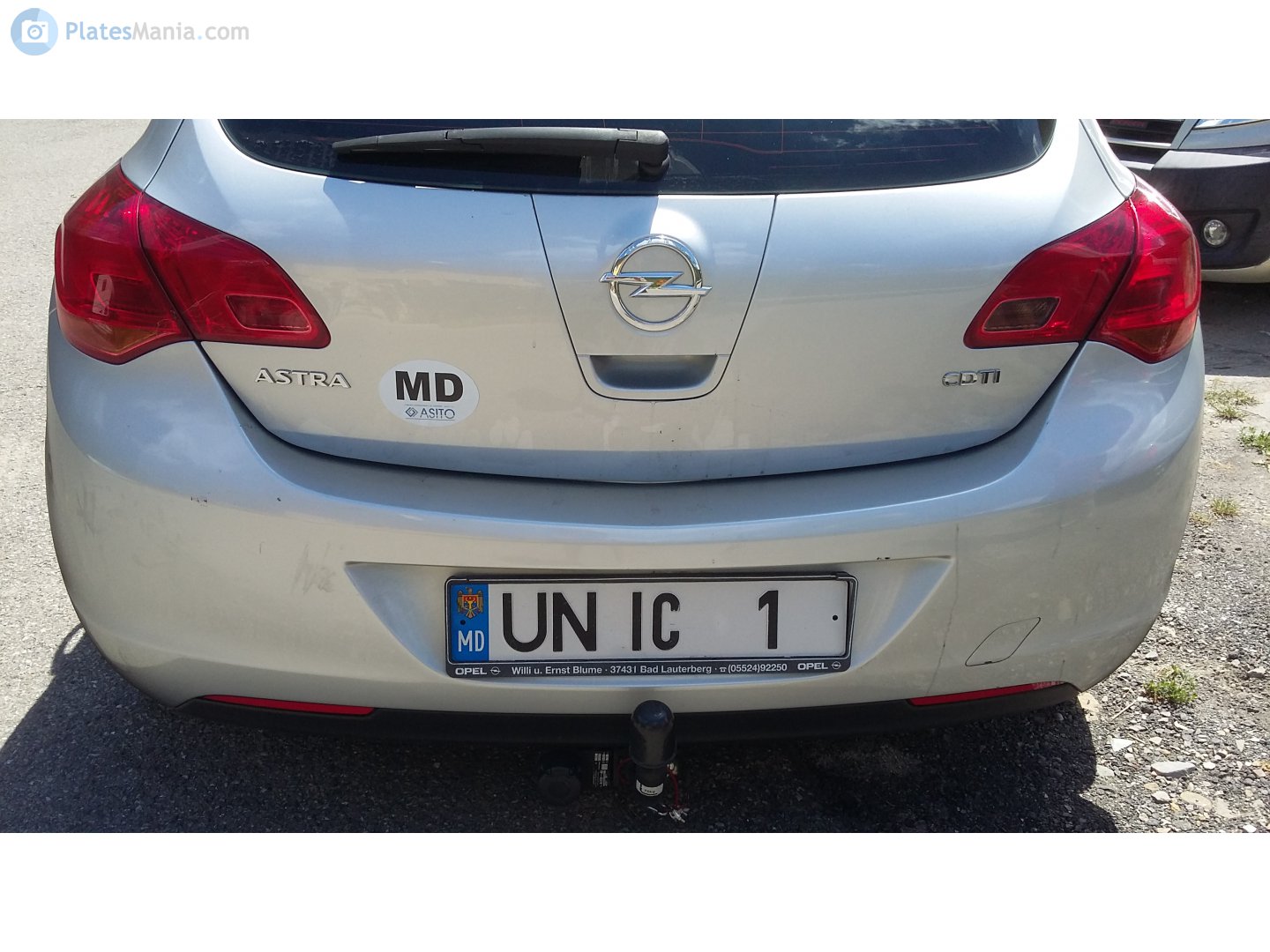 UN IC 1, Opel Astra 4th gen Hatch (J; P10), 2009–2015