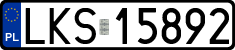 License plates of Poland, Regular car plates