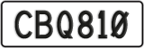 License plate of New Zealand, ABC1(23)