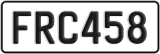 License plate of New Zealand, ABC1(23)