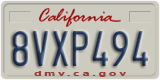 California, Passenger Car (1ABC234)