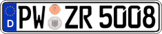 German license plate, Regular plates