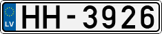 License plate of Latvia, Regular car plates