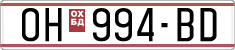 License plate of North Macedonia, Regular plates (1993)