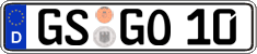 German license plate, Regular plates