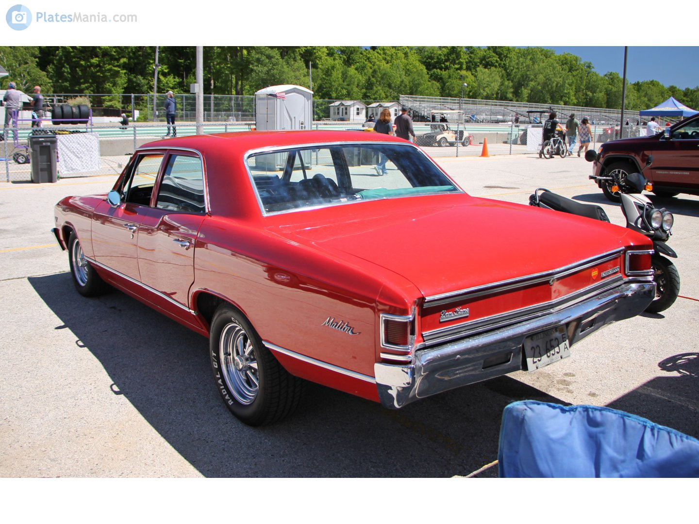 23 653, Chevrolet Chevelle 1st gen 1967 4-door Sedan (69; A-body), 3rd facelift, 1966–1967