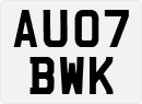 License plate of the United Kingdom, 2001 year system