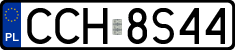 License plates of Poland, Regular car plates