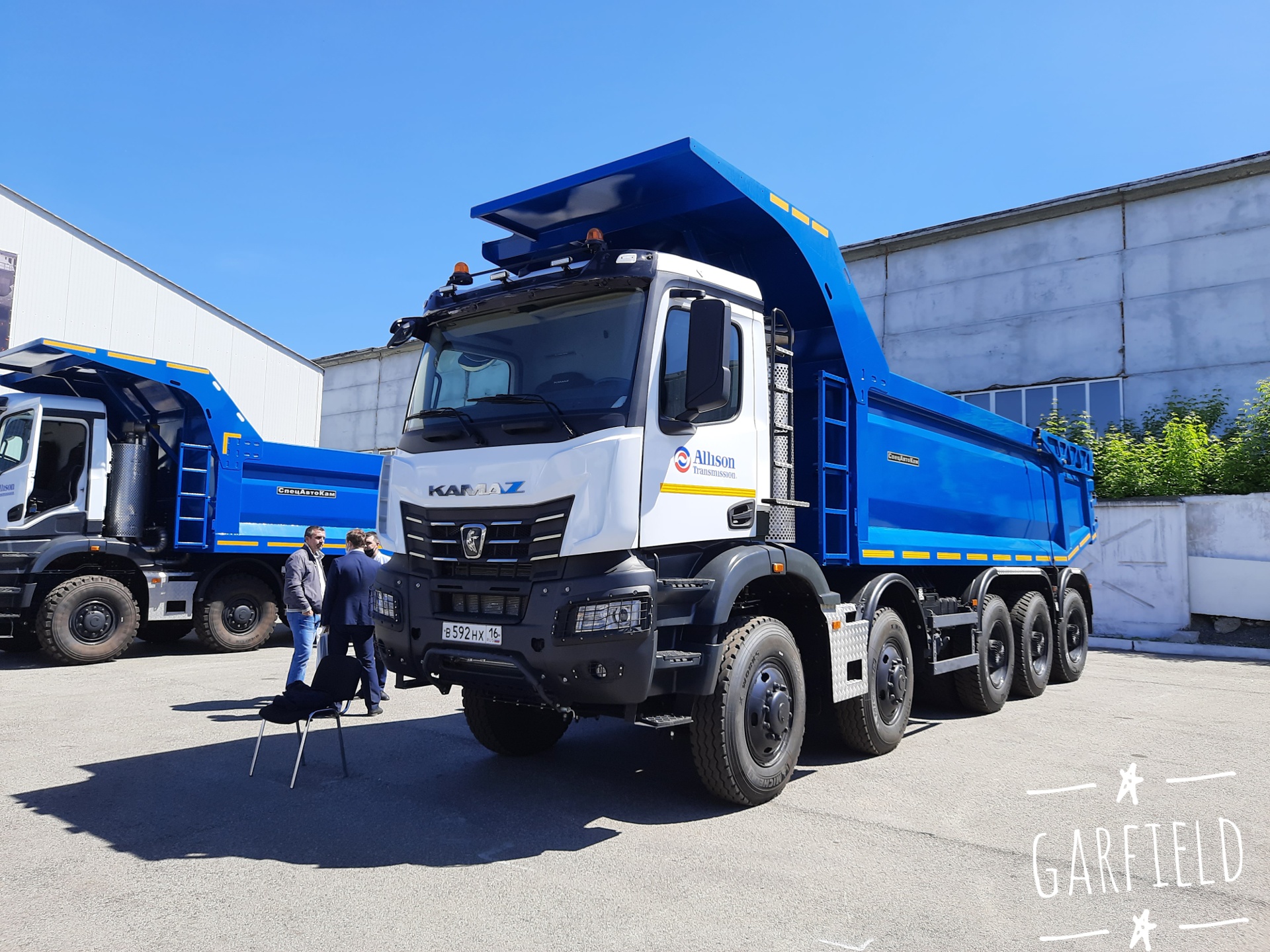 в 592 нх 16, KamAZ 6580 65805