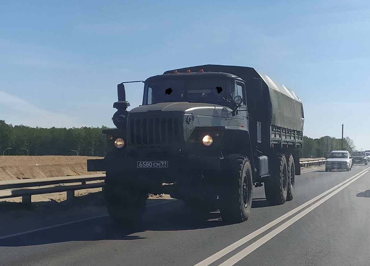 6580 см 91, Ural (UralAZ) 4320/5557 4320/5557 6×6, 1977–