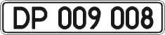 License plate Ukraine, Diplomatic