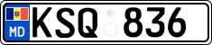 License plate of Moldova, Cars (2015)