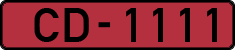 License plate of Latvia, Diplomatic