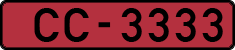 License plate of Latvia, Diplomatic