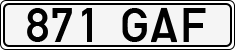 License plate of Estonia, Regular car plates