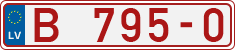 License plate of Latvia, Dealer