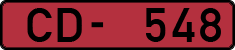 License plate of Latvia, Diplomatic