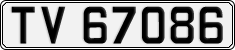 License plate of Norway, Cars
