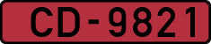 License plate of Latvia, Diplomatic