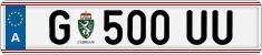License plate of Austria, Regular plates