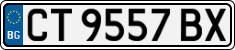 License plate of Bulgaria, Cars