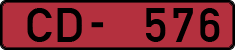 License plate of Latvia, Diplomatic
