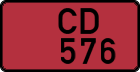 License plate of Latvia, Diplomatic