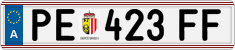 License plate of Austria, Regular plates