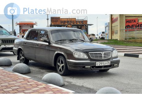 с291ср34, GAZ 31105 Волга