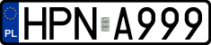 License plates of Poland, Authorities
