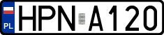 License plates of Poland, Authorities