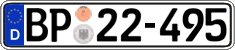 German license plate, Authorities and federal agencies