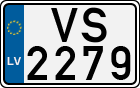 License plate of Latvia, Motorcycles