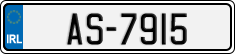 License plate of Ireland, Trailers