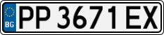 License plate of Bulgaria, Cars