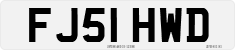 License plate of the United Kingdom, 2001 year system