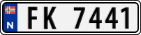 License plate of Norway, Trailers, motorcycles, special vehicles
