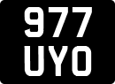 License plate of the United Kingdom, 1932 year system